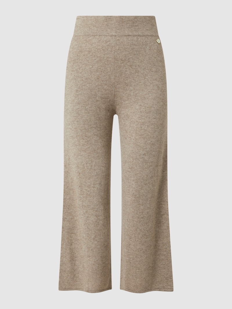 Culotte aus Kaschmir-Lyocell-Mix in sand