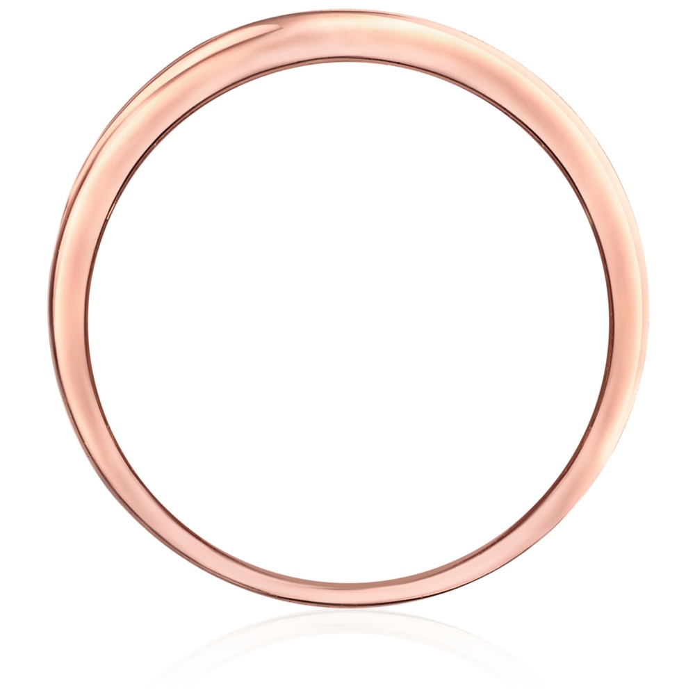 Trilani Bague en argent Argent sterling Oxyde de zirconium (CZ) en Or rose Bague