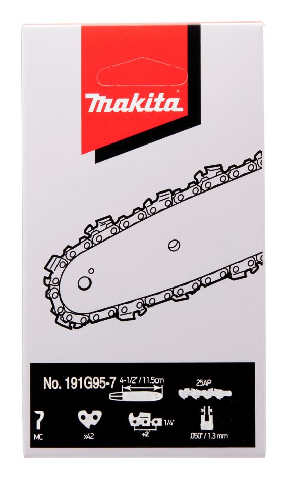 Accessoires Makita 191G95-7 Chaîne 25AP Rnd 1/4X1,3 S42