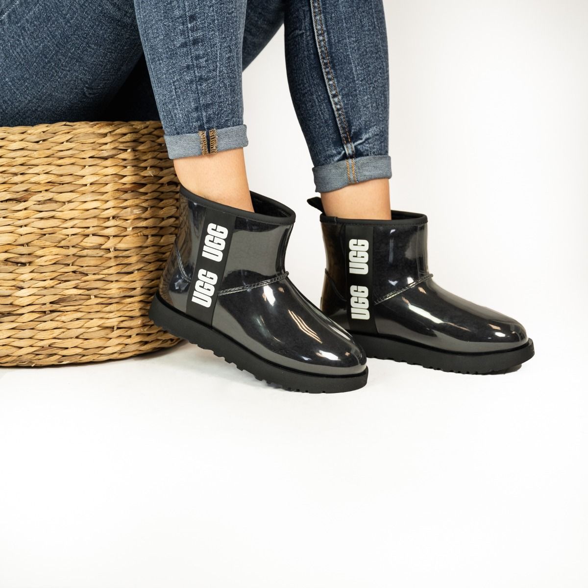 UGG  W CLASSIC CLEAR MINI - Noir