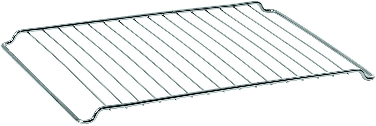 ICQN Backofenrost 422 x 370 mm Gitter, Fettpfanne für Backofen und Herd, Nickel, (1-St), Passend für ELECTROLUX, AEG, IKEA, ZANUSSI, Kratzfest & Rostfrei