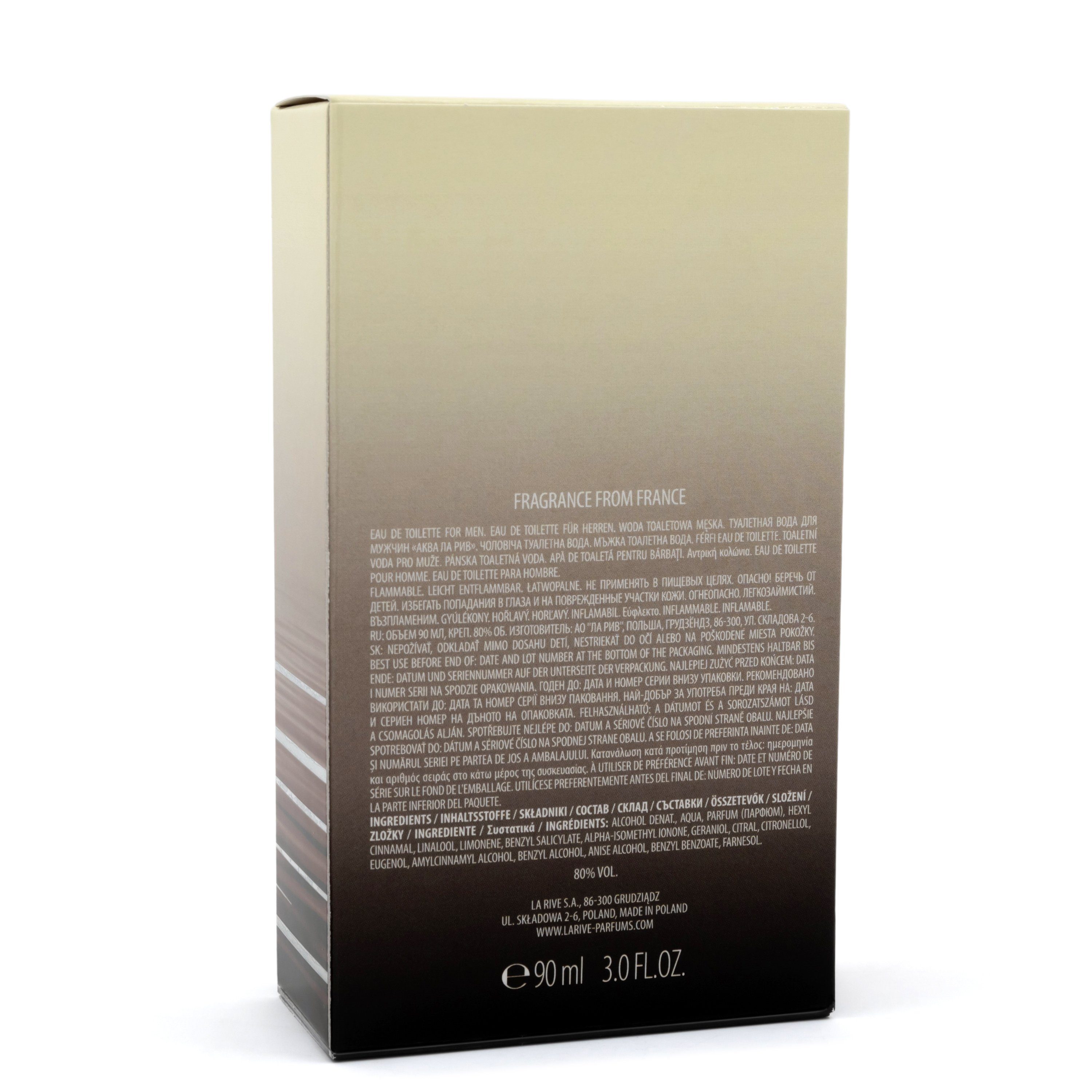 La Rive Eau de Toilette LA RIVE Aqua Man - Eau de Toilette - 90 ml
