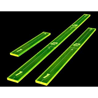 Xwing compatible Fire templates red (3)