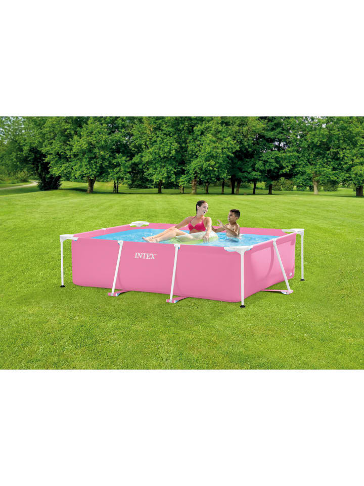 Intex Rectangular Frame Pool 220x150x60cm in pink günstig kaufen onesize