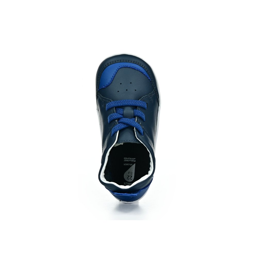 Bobux Sport Navy-Binjau Blue Xplorer Barfuß-Lauflernschuhe