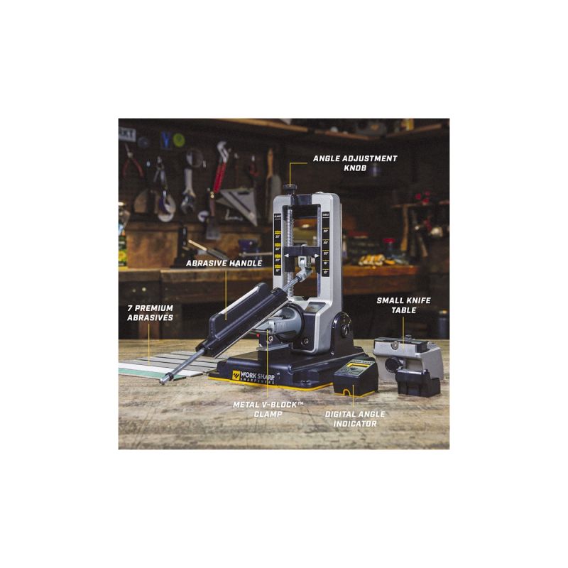 Work Sharp Pro Precision Adjust Knife SHARPENER WSBCHPAJ-PRO-I