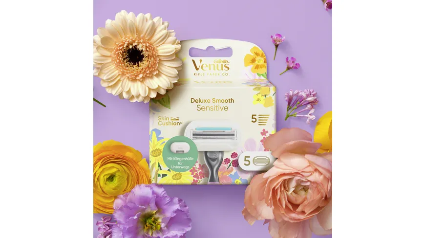 Gillette Venus Deluxe Smooth Sensitive Rasierklingen