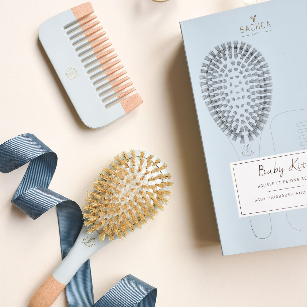 Bachca Baby Kit Blue Coffret coiffure bébé