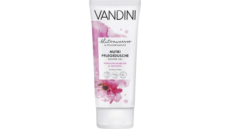VANDINI NUTRI Pflegedusche Pfingstrosenblüte & Arganöl Normale bis trockene Haut 200 ml 200 ml