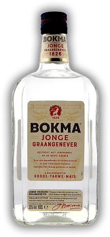 Bokma Jonge Graanjenever Vierkant 1,0 Liter Bokma Jonge Graanjenever Vierkant 1,0 Liter Typisch im Geschmack. 1	 Liter - Vol 35%
