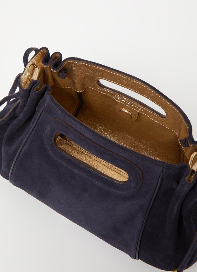 Geantă mini Gerard Darel din piele întoarsă Dany
