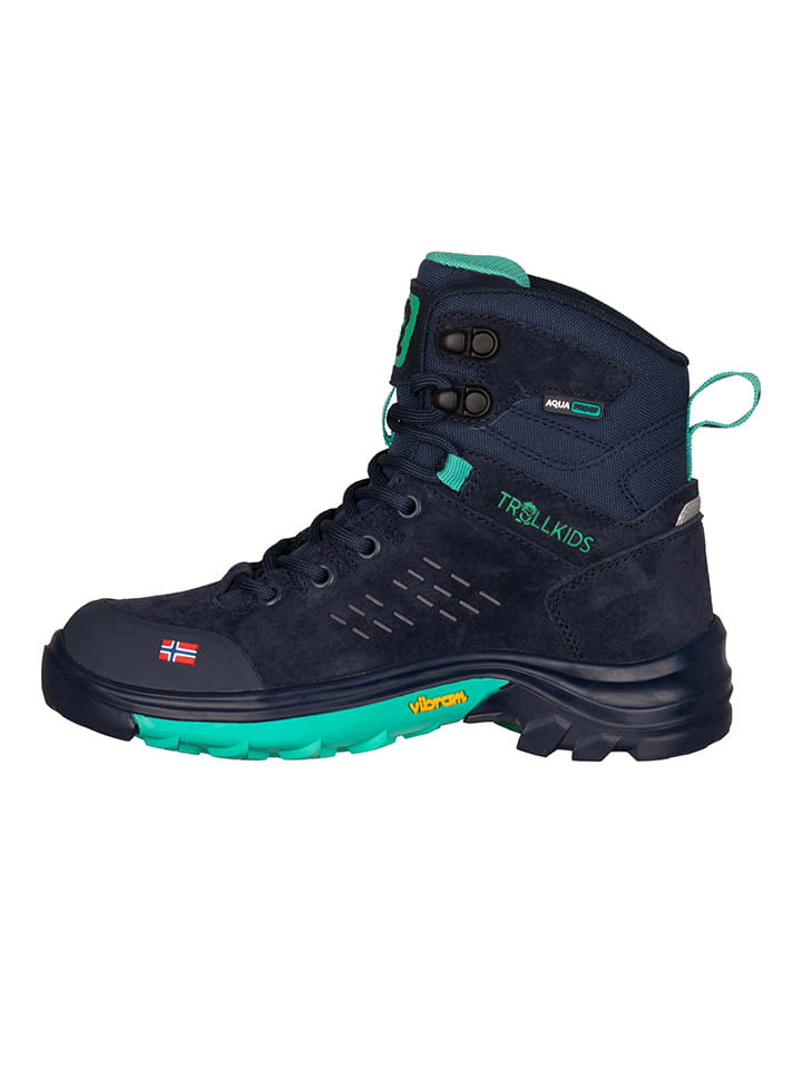 Trollkids Leder-Wanderschuhe 