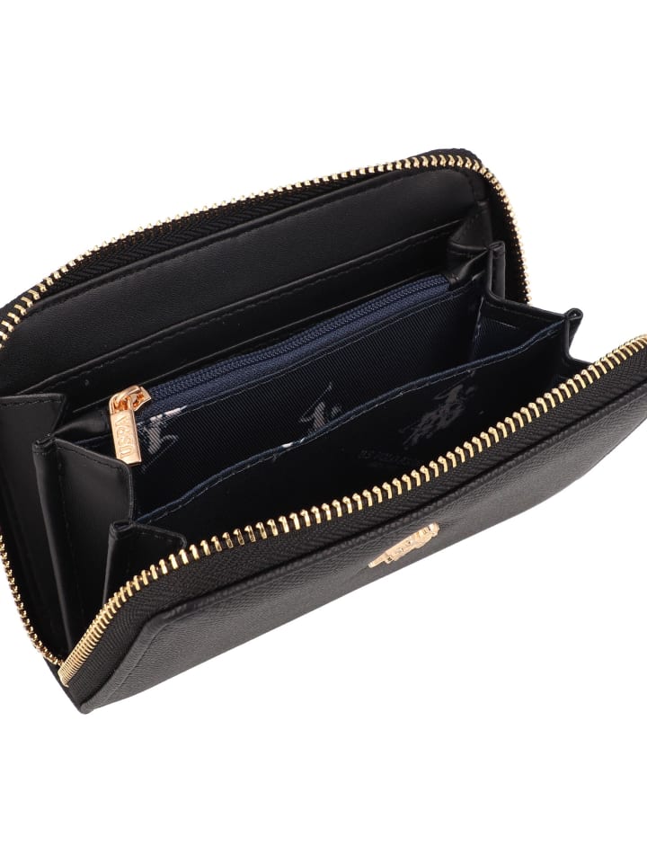 U.S. Polo Assn. Jones Geldbörse 15 cm in black günstig kaufen onesize
