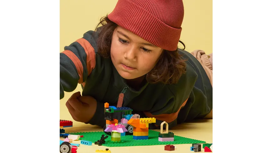 LEGO Classic 11023 Grüne Bauplatte, Grundplatte für LEGO Sets, 32x32