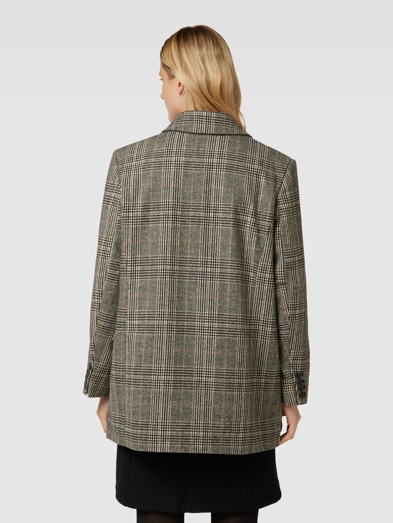 Blazer mit Tartan-Karo Modell 'Chicka' in beige