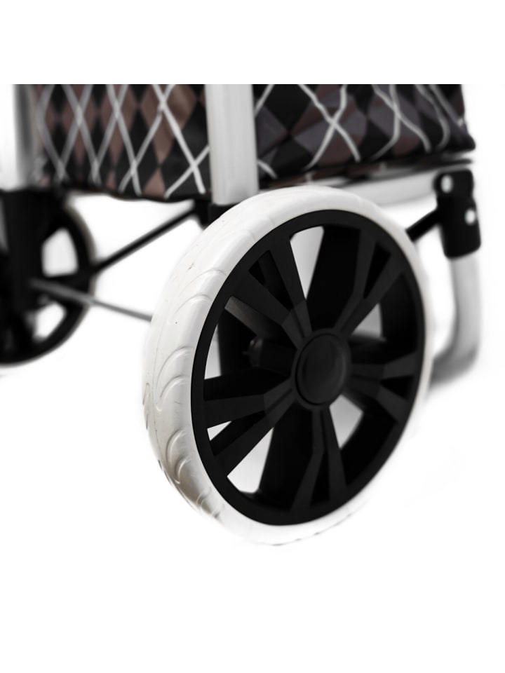 Almina 40L Einkaufstrolley aus Alu in Braun günstig kaufen onesize