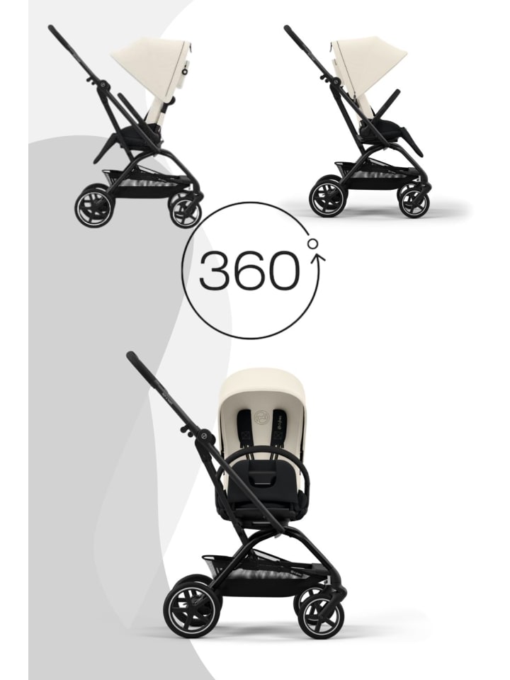 Cybex Cybex Eezy S Twist 2 Buggy - Farbe: Canvas White / Gestell Black günstig kaufen onesize