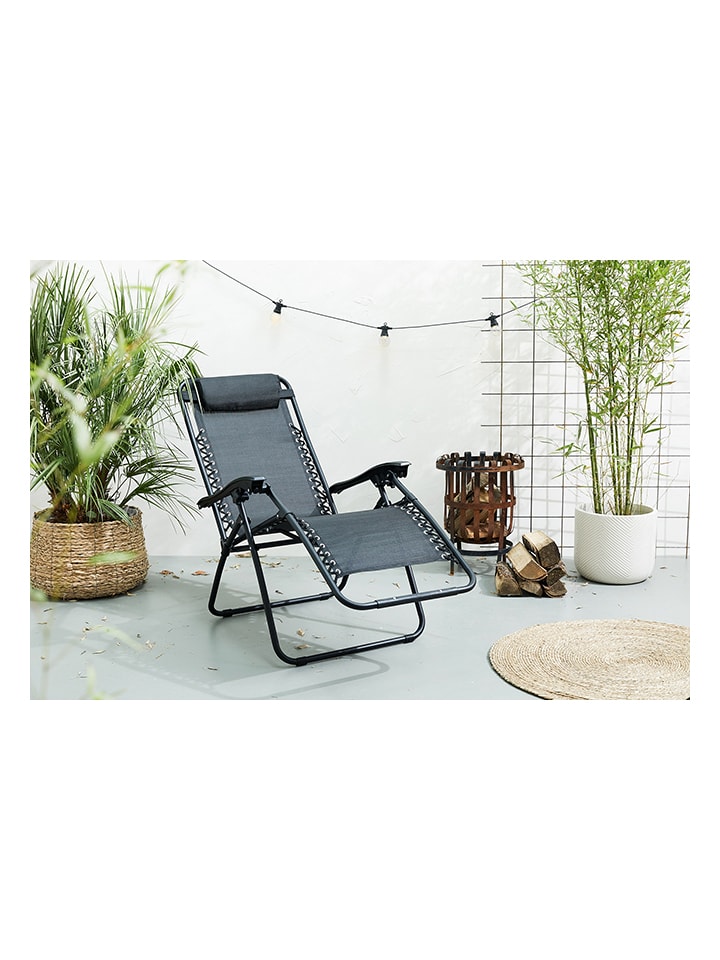 Lifa Living 2er-Set: Gartenliegen in Schwarz - (L)110 x (B)65 cm günstig kaufen onesize