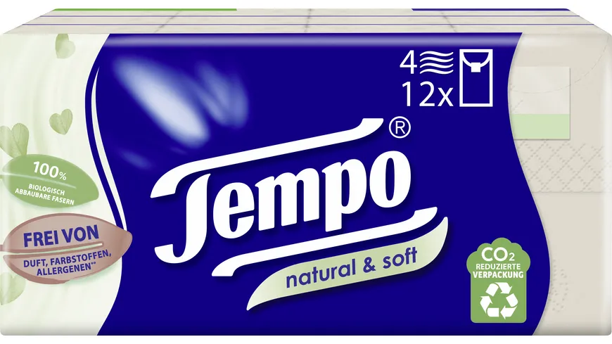 Tempo Taschentücher natural & soft