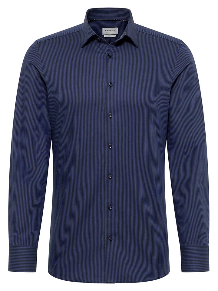 Eterna Hemd - Slim fit - in Dunkelblau günstig kaufen