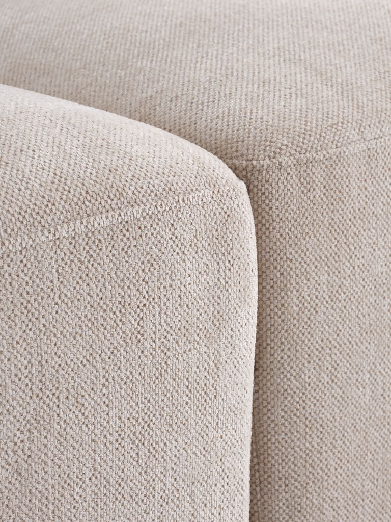 SKEJBY SKEJBY 5-seater modular corner sofa made of sand fabric
