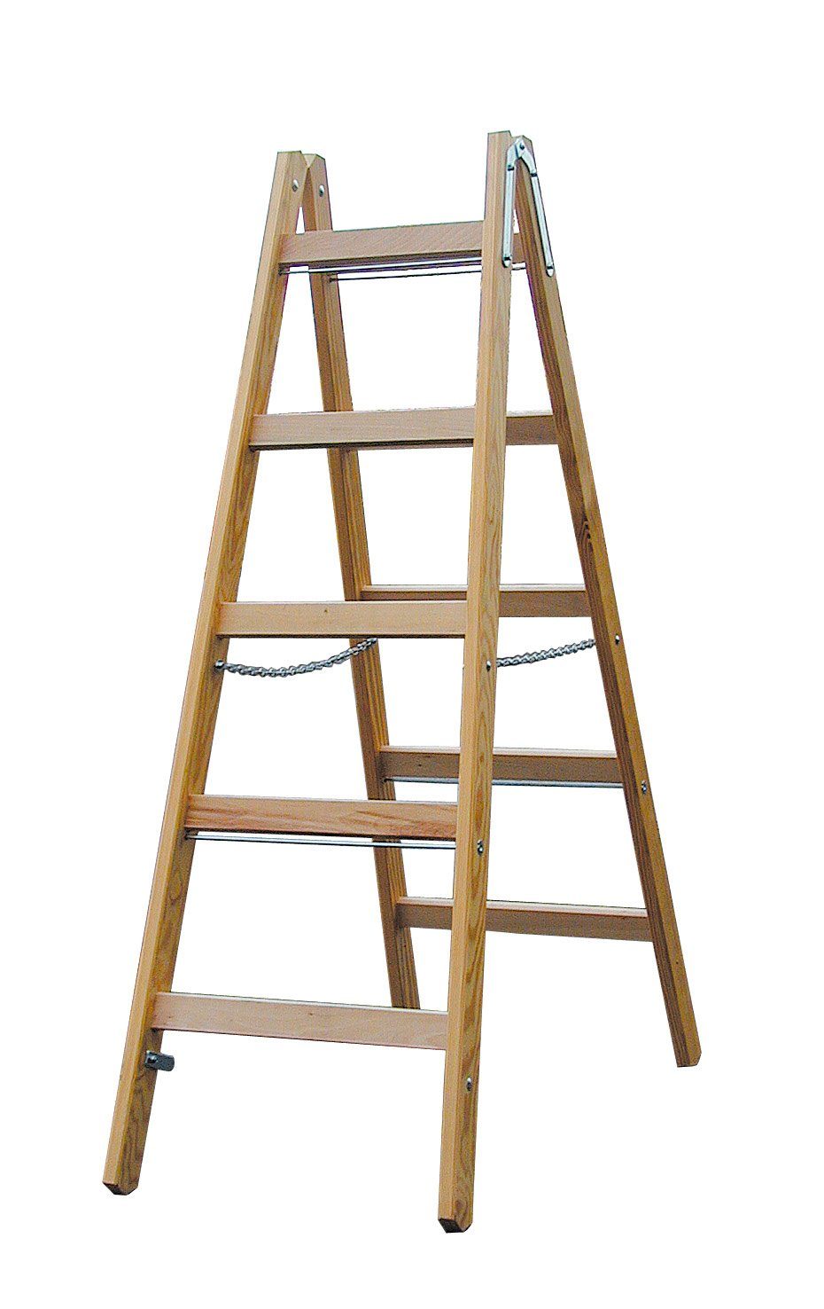 KRAUSE Doppelleiter Stabilo, 2x5 Sprossen, beidseitig begehbar