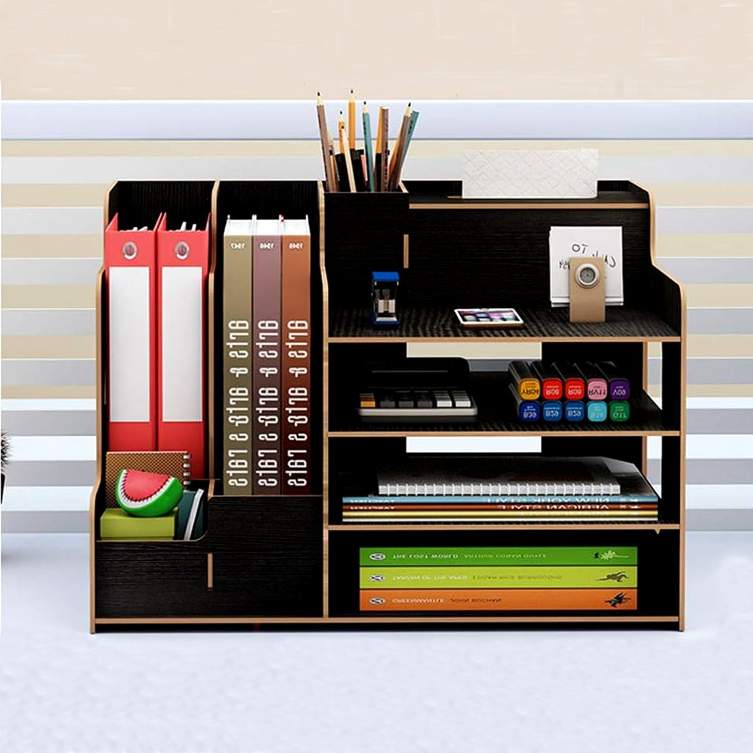 NUODWELL Aktenregal Aktenregal Schreibtisch Organizer, Desk Organizer große Kapazität