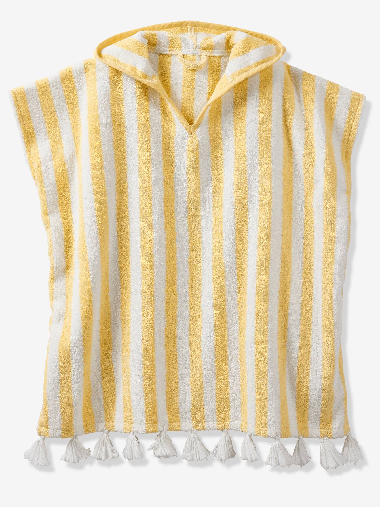 Vertbaudet Kinder Bade-Poncho, personalisierbar - grün