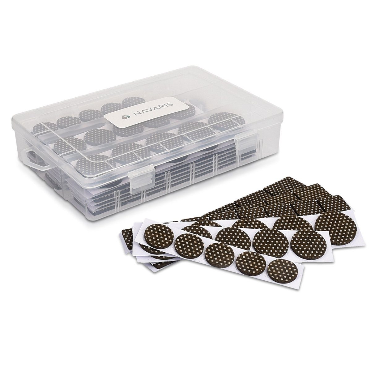 Navaris Möbelfuß 215-teiliges Set: Selbstklebende Filzgleiter für Möbel - Bodenschutz, (1-St)