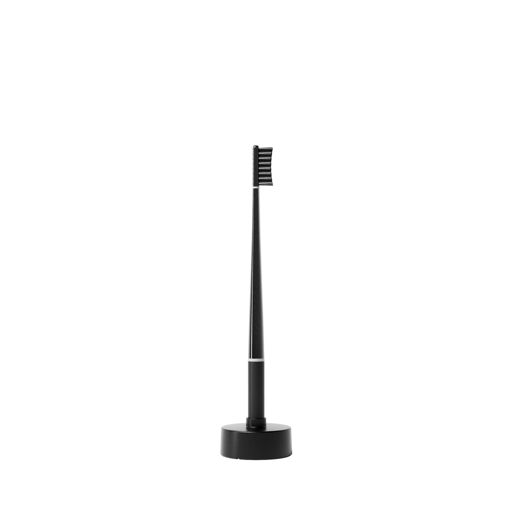 piuma Piuma Brush + Base black medium Brosse à dents + support
