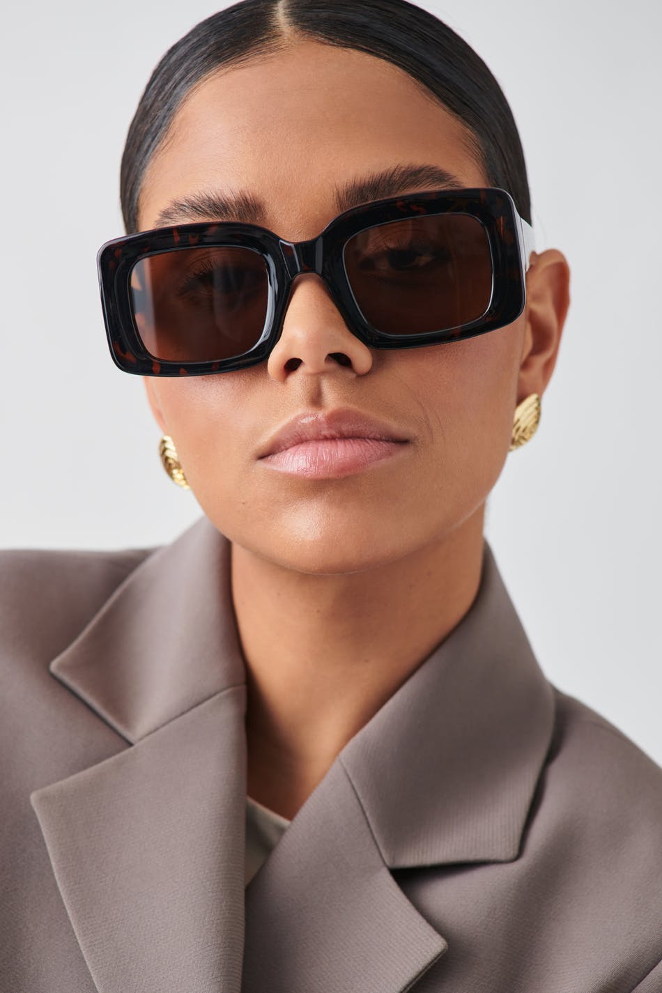 Square shaped sunglasses