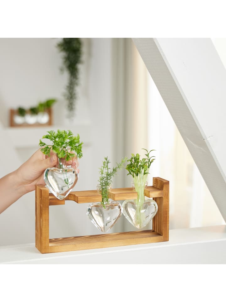 relaxdays Reagenzglas Vase 