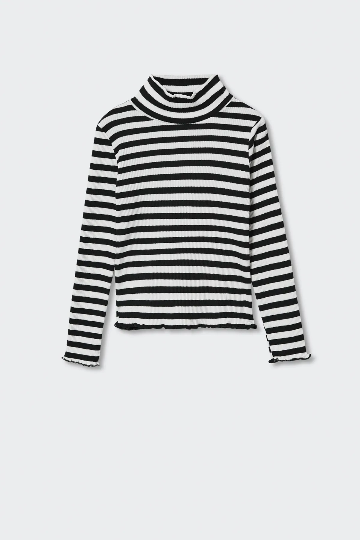MANGO Kids  Schwarzes T-Shirt für Mädchen