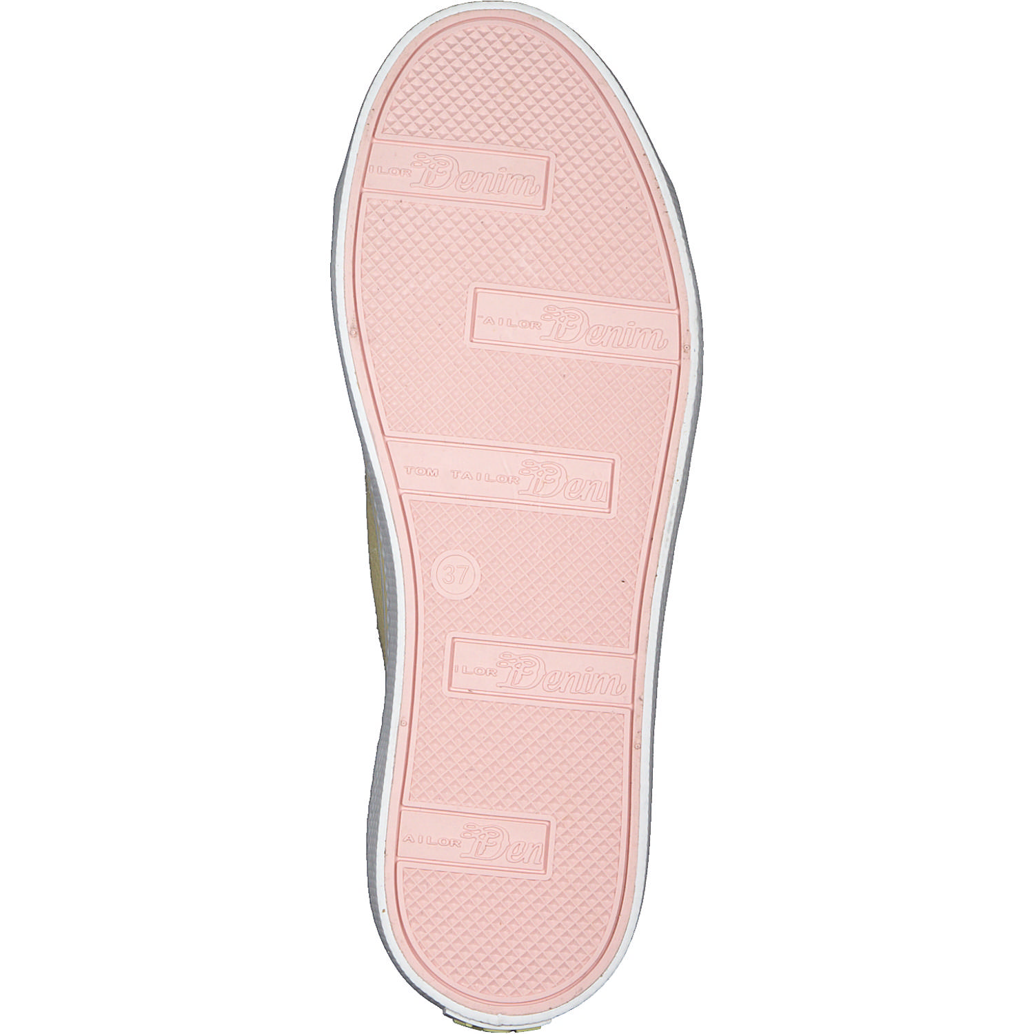 Tom Tailor 8095201, Sneakers Low, Damen, Gelb (Yellow)