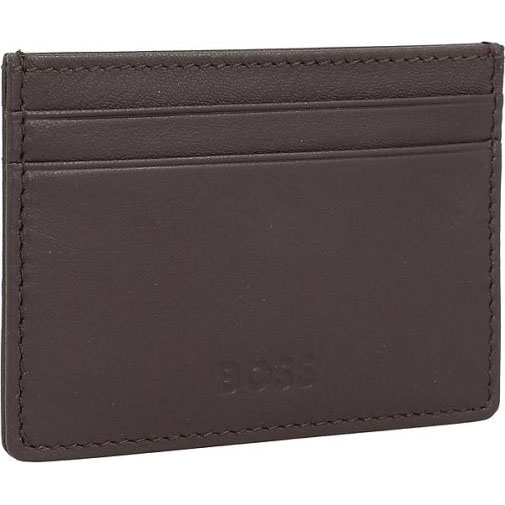 BOSS Crew Kreditkartenetui RFID Schutz Leder 10 cm