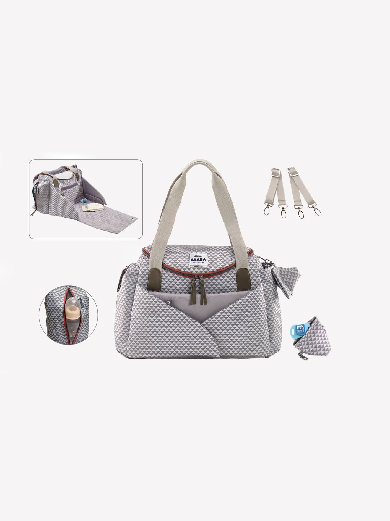 Beaba Wickeltasche SYDNEY II BEABA - grau bedruckt