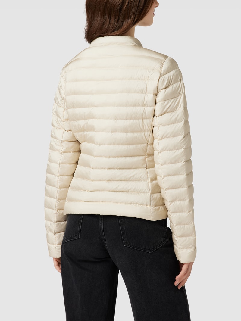 Steppjacke mit Reißverschluss in kitt
