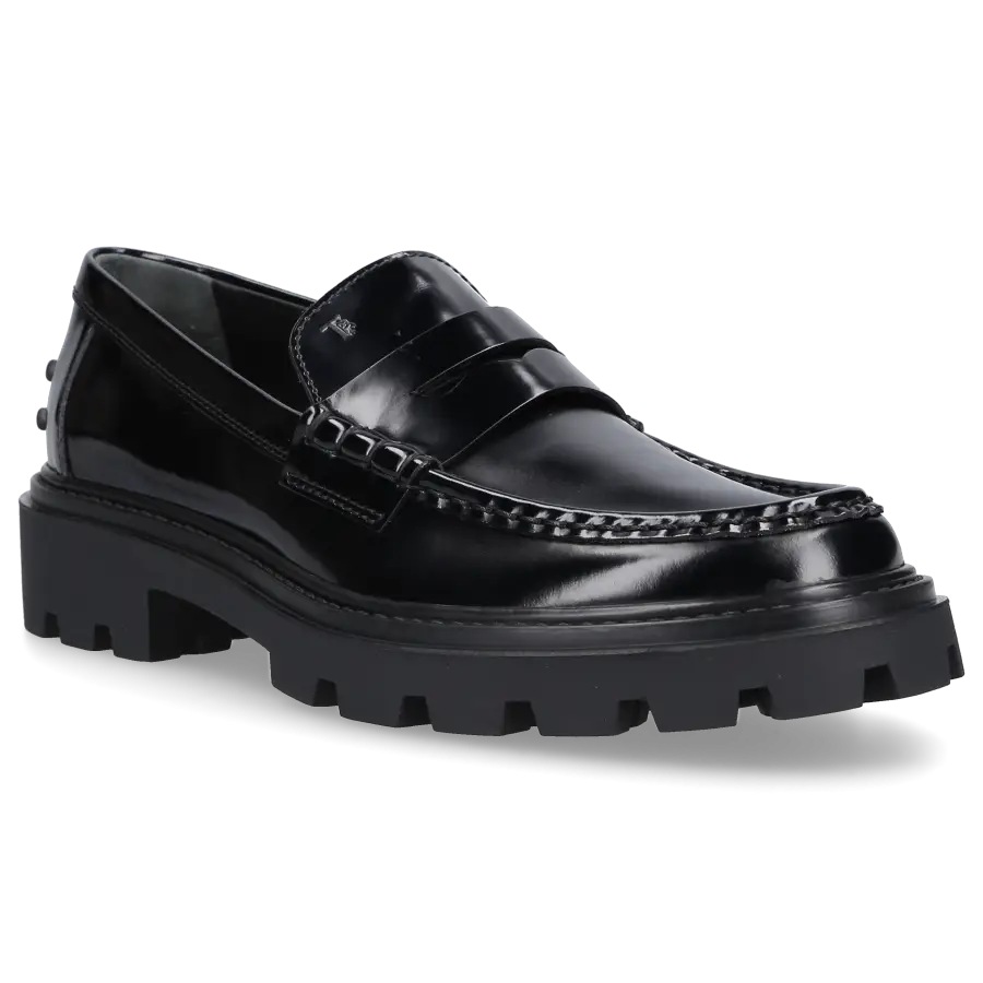 Tod's - Loafer LEATHER Kalbsleder - schwarz