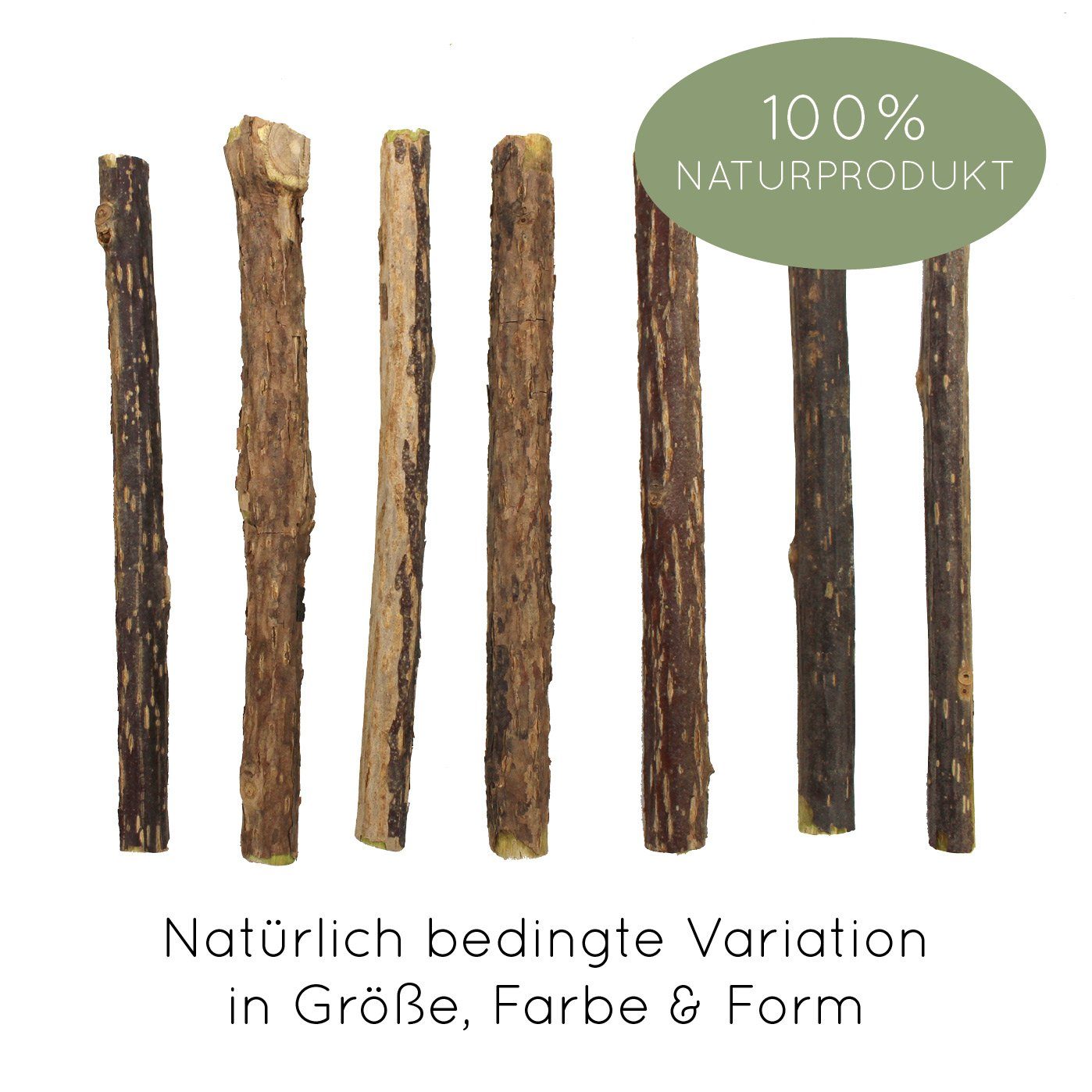 KaraLuna Tier-Beschäftigungsspielzeug 8 Katzensticks / Matatabi Sticks I Katzenspielzeug Catnip, Natürliches Katzenspielzeug und Zahnpflege für Katzen