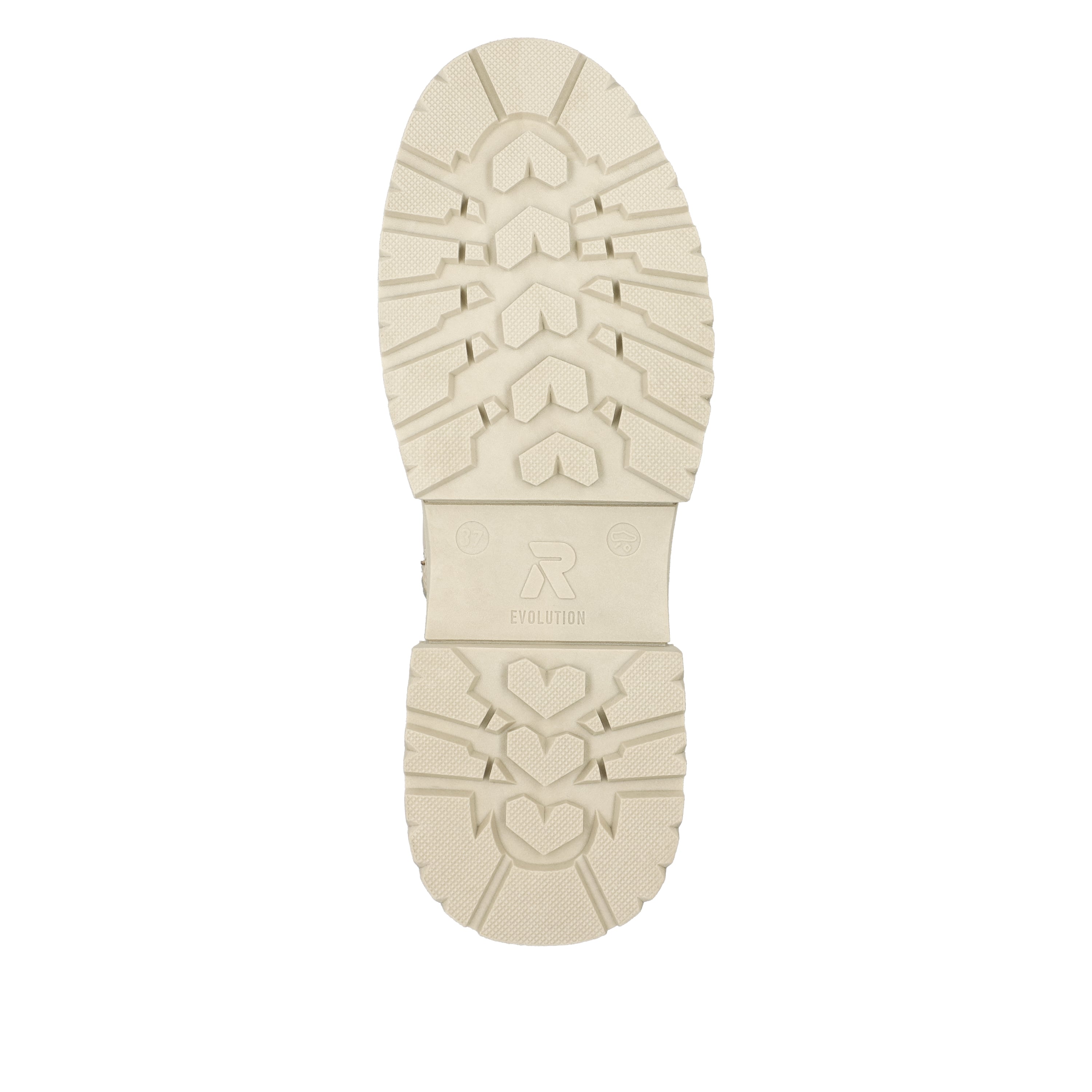 Rieker Damen Chelsea Boots creme beige