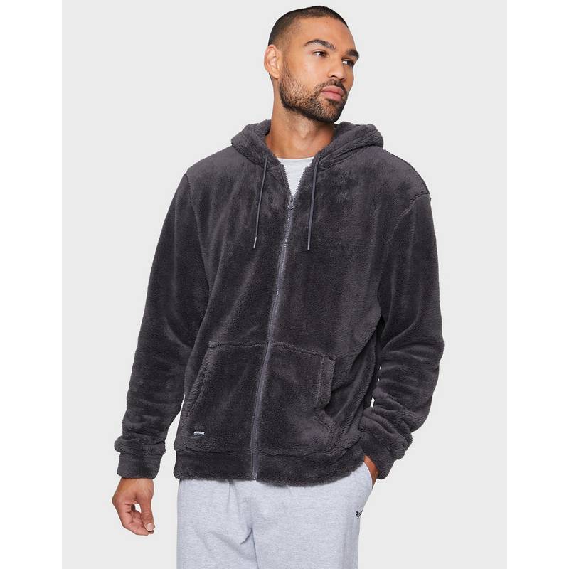 Threadbare Franklin Borg Hoody Sweatjacke Herren