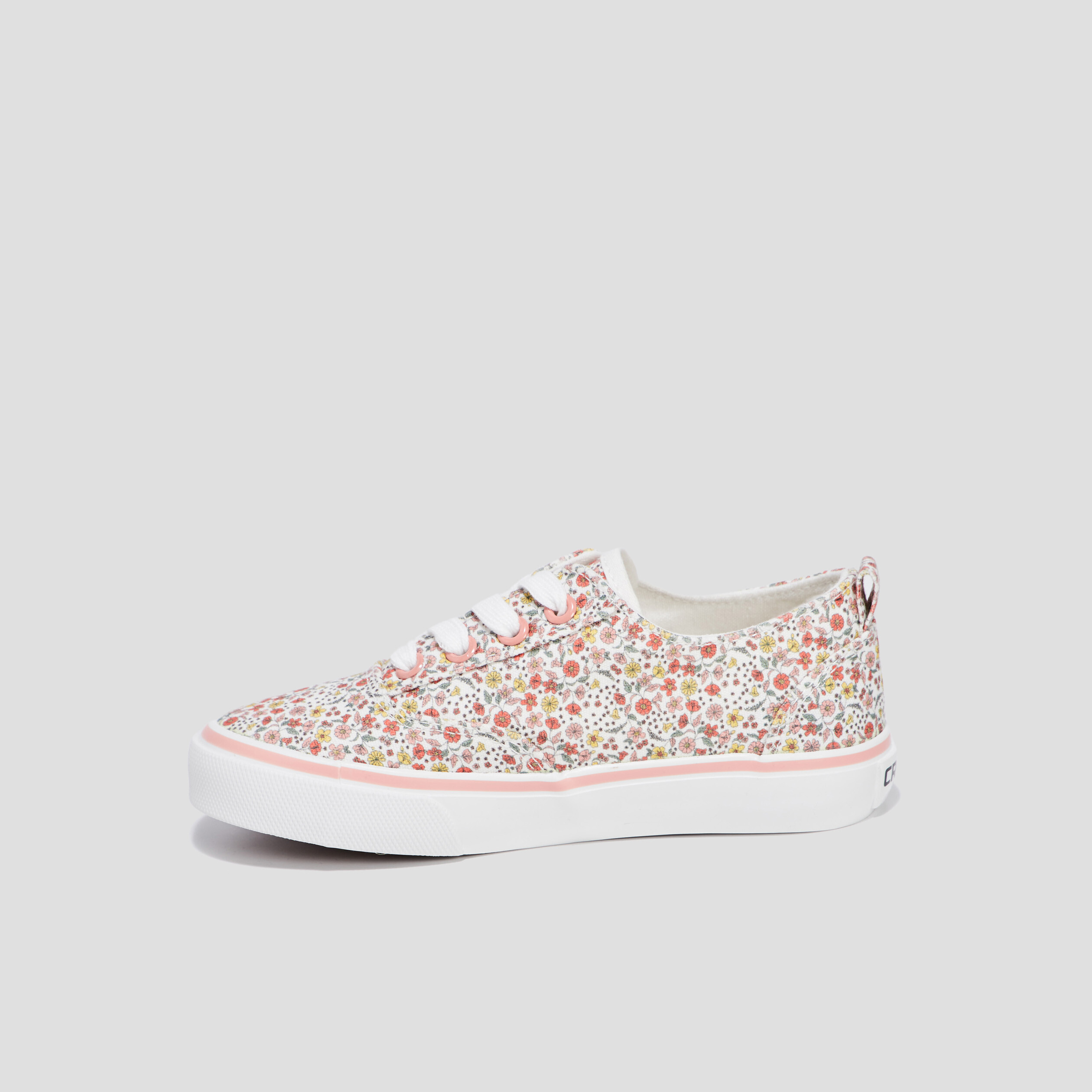 Tennis en toile à lacets Creeks multicolore fille | La Halle