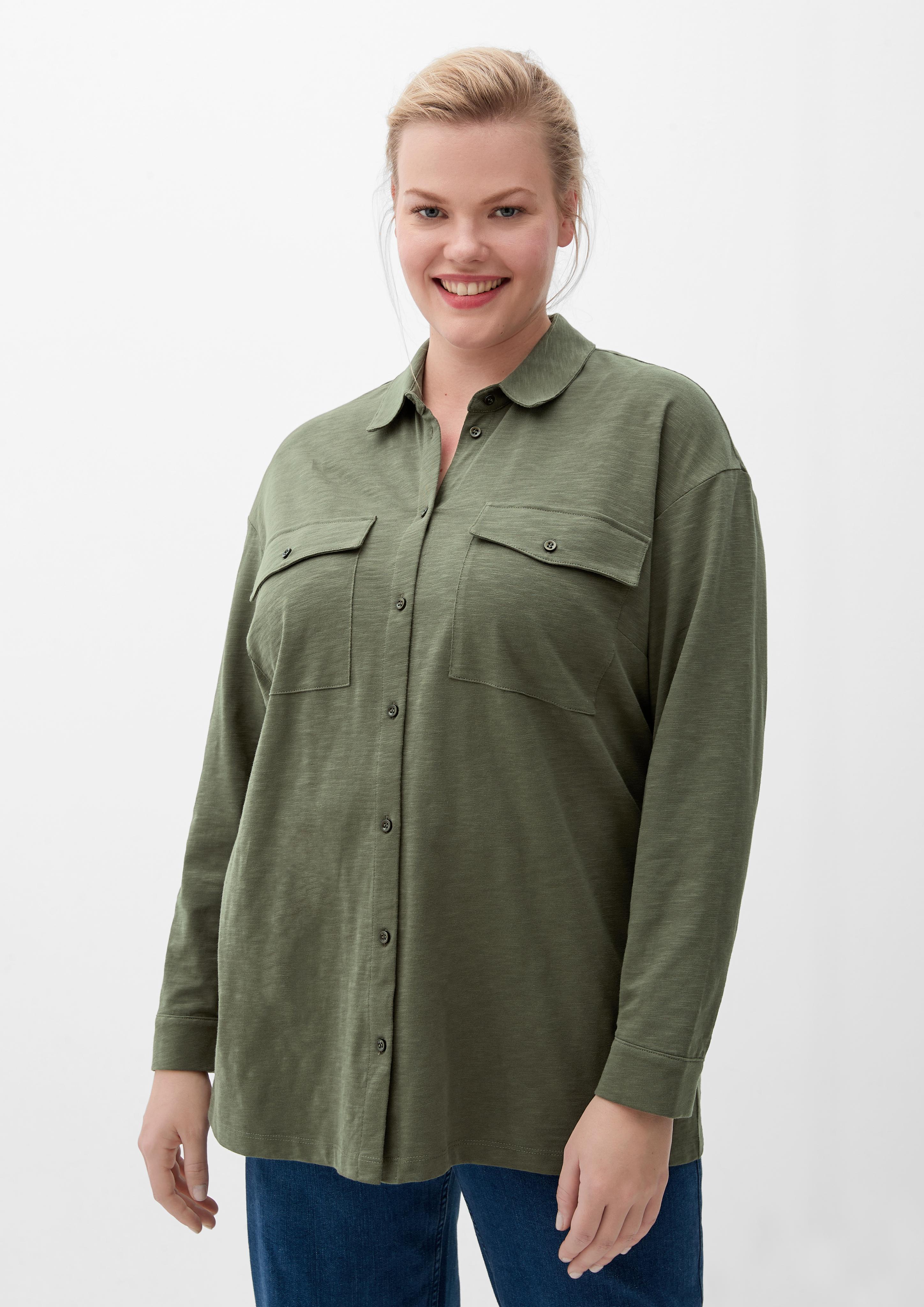 Overshirt aus Baumwolle  2121609-7844