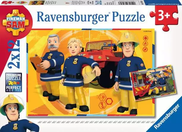 Kinderpuzzle ab 3 Jahren - Sam im Einsatz - 12 Teile