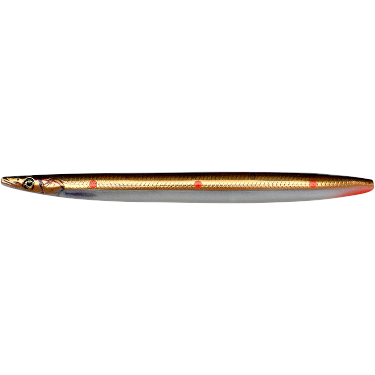 Savage Gear Meerforellenköder 3D Soft Line Thru (Brown Copper Red Dots)