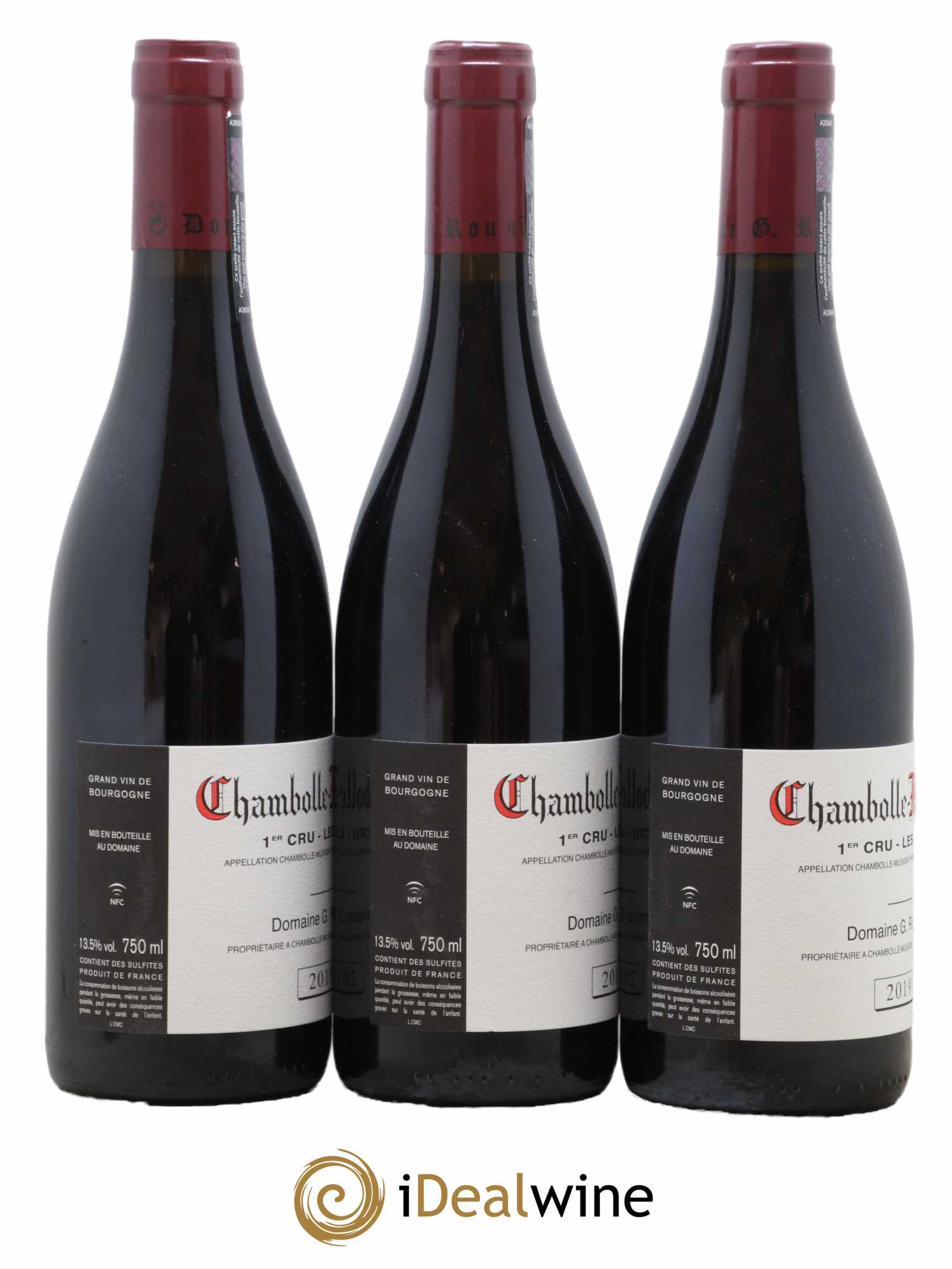 Chambolle-Musigny 1er Cru Les Cras Georges Roumier (Domaine)  2019 - Lot de 3 Bouteilles