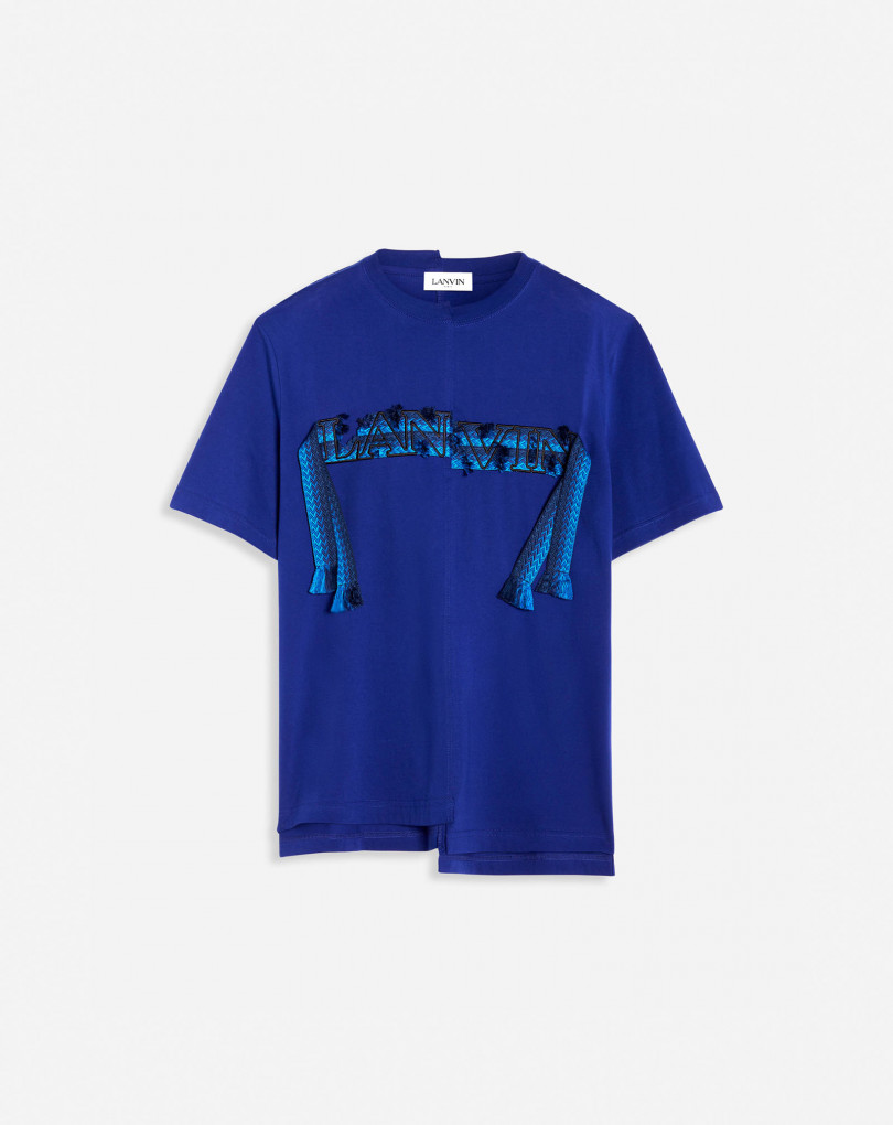T-SHIRT ASYMÉTRIQUE CURB LACE