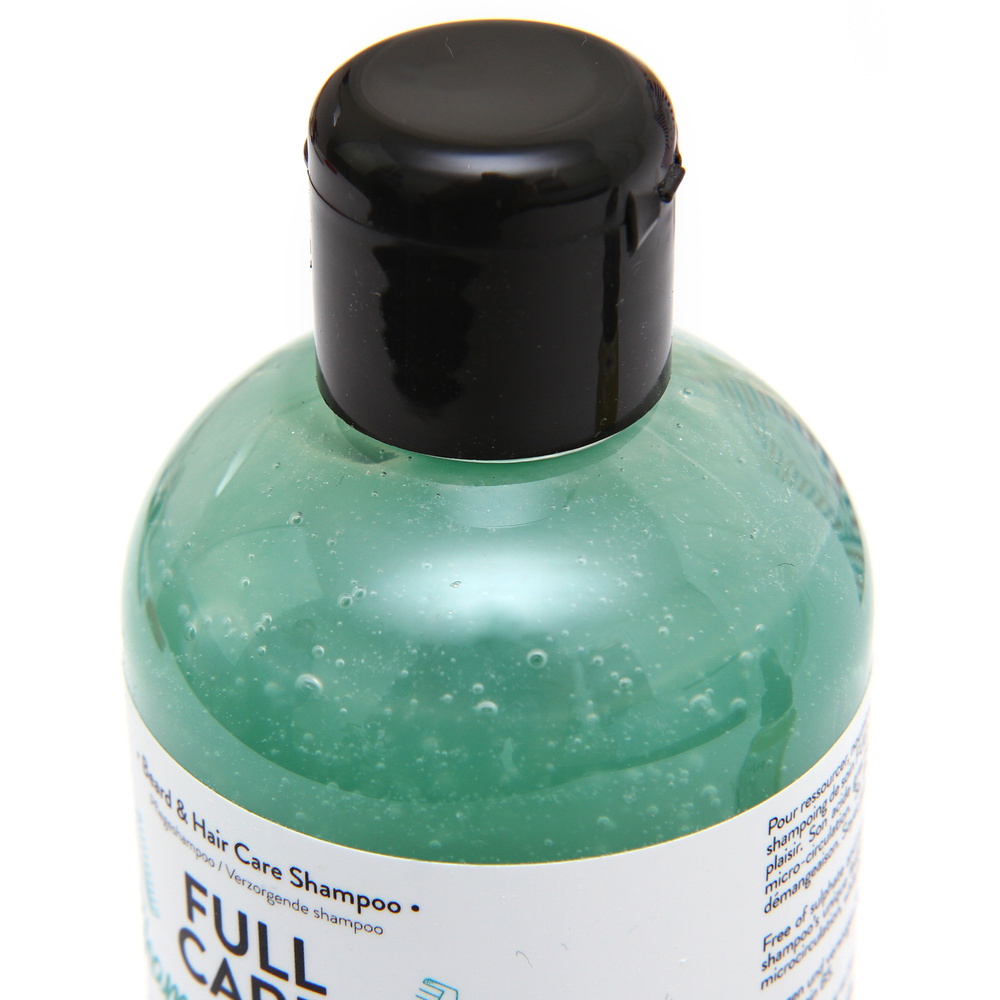 Monsieur Barbier Shampoing Homme Sans Sulfate - Full Care Shampooing de soin 2-en-1 Barbe et Cheveux pour Hommes