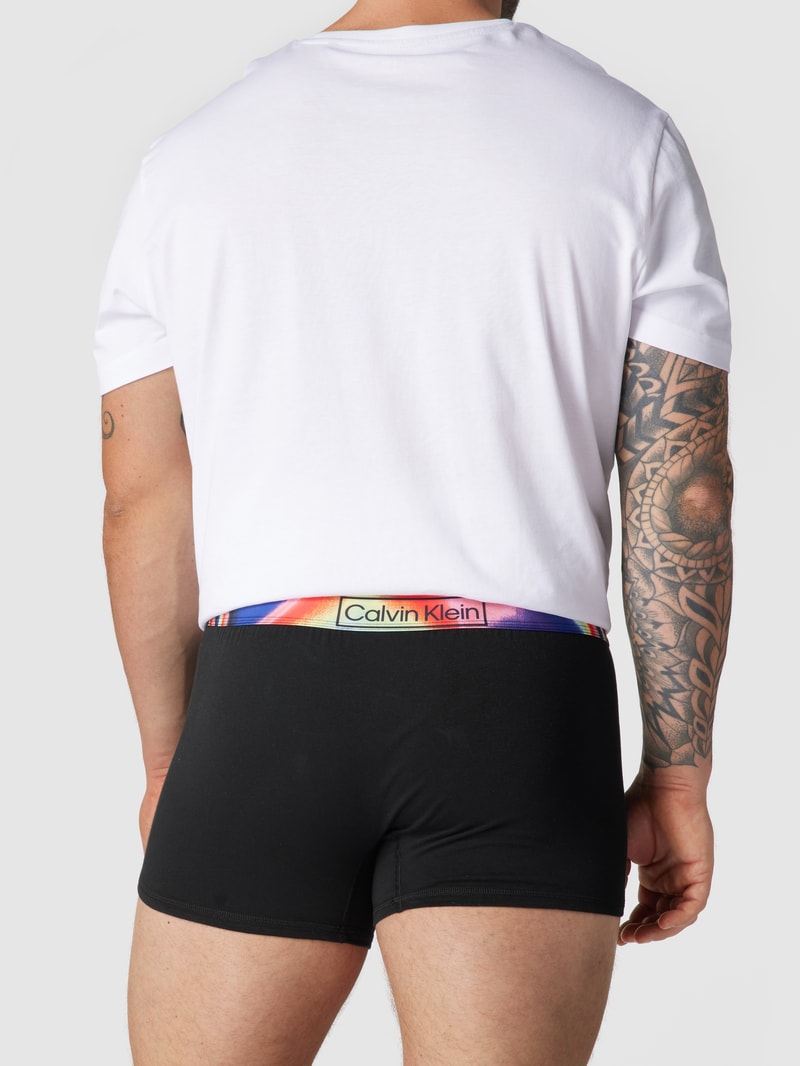 Trunks mit Logo-Bund in schwarz