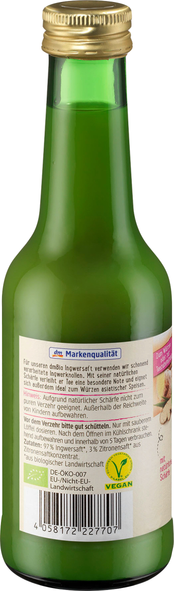 Ingwer Saft, 200 ml